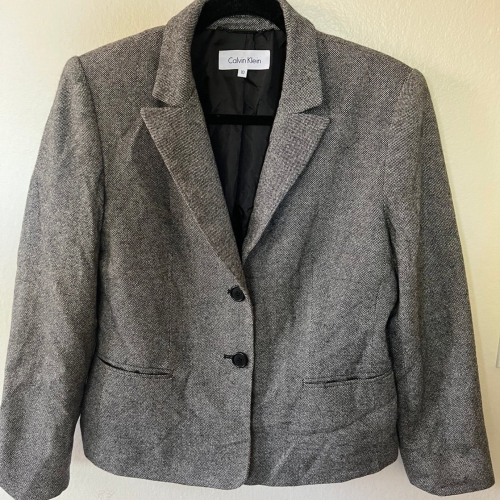 🎉3 for $10 Calvin Klein Women's Wool Blazer